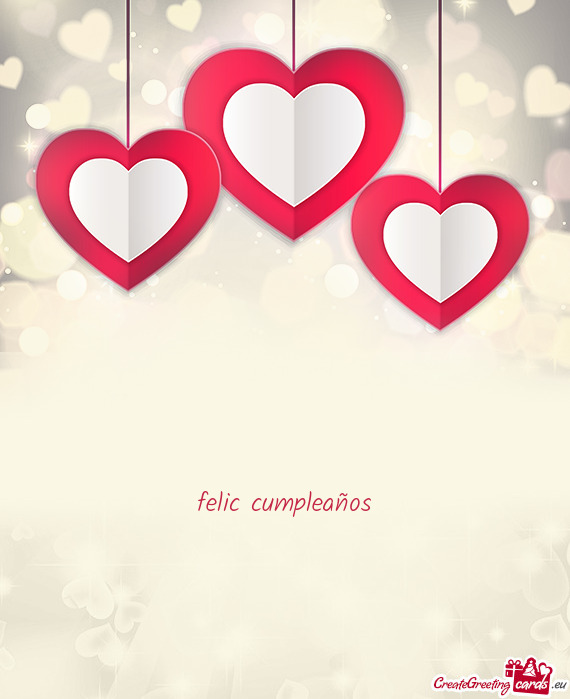 Felic cumpleaños