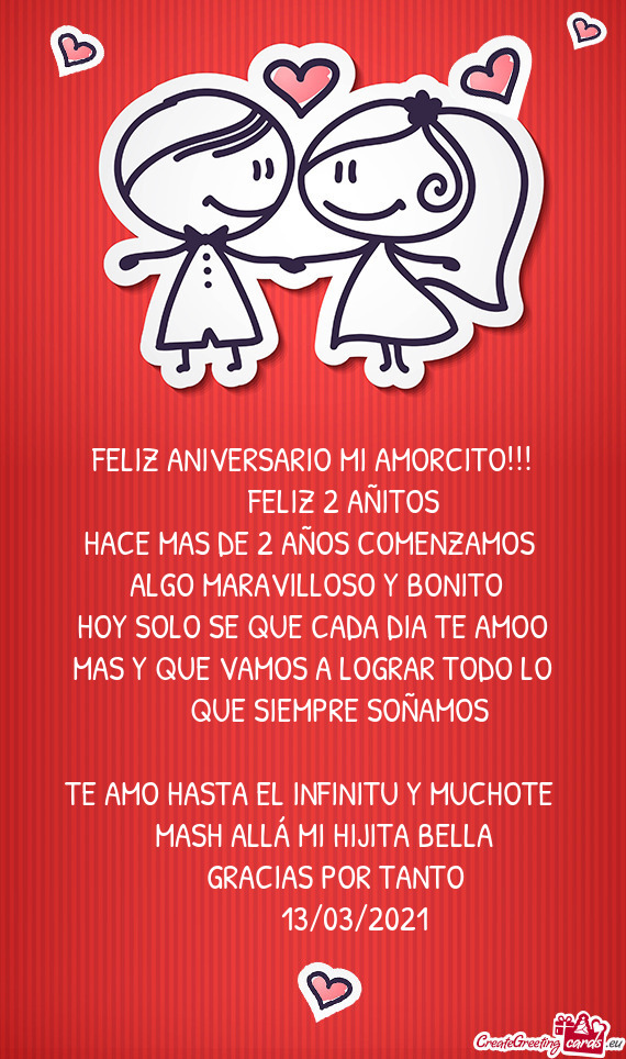 FELIZ 2 AÑITOS