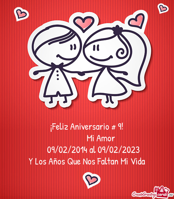 ¡Feliz Aniversario # 9