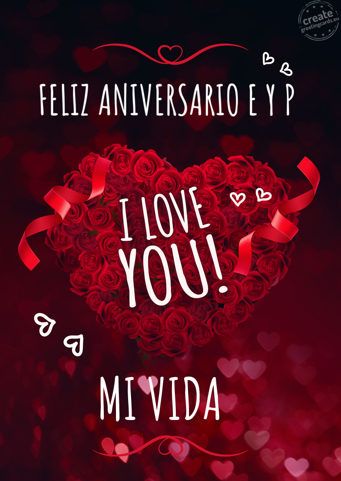 FELIZ ANIVERSARIO E Y P