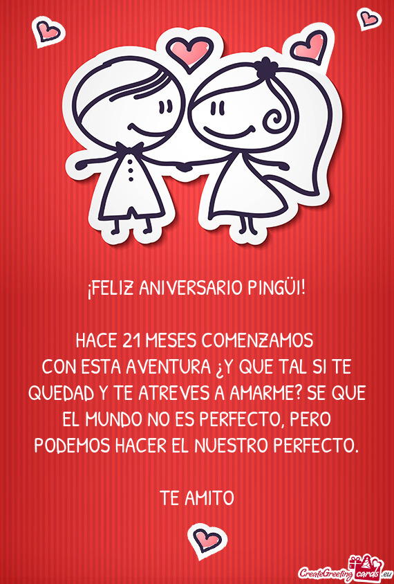 ¡FELIZ ANIVERSARIO PINGÜI