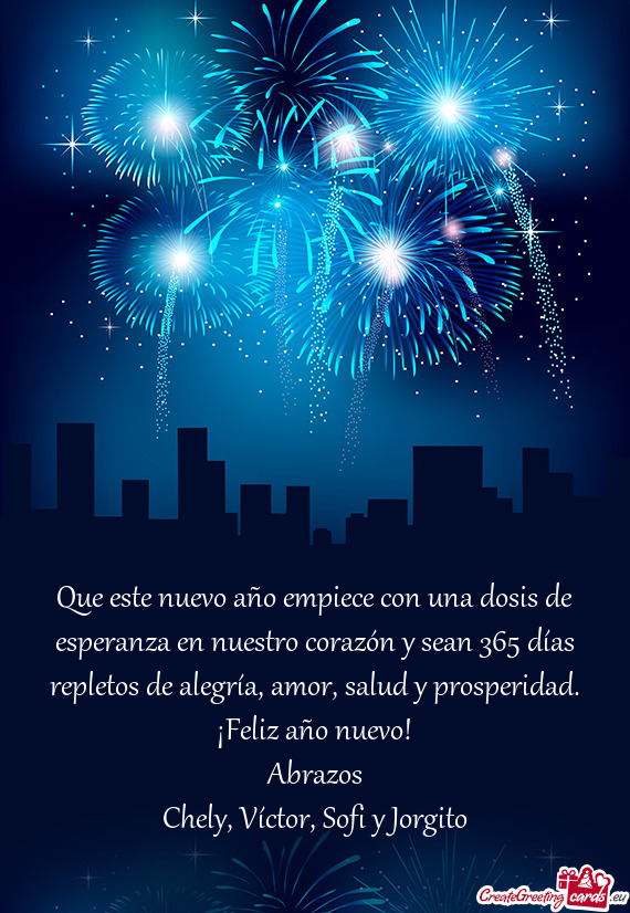 ?Feliz año nuevo