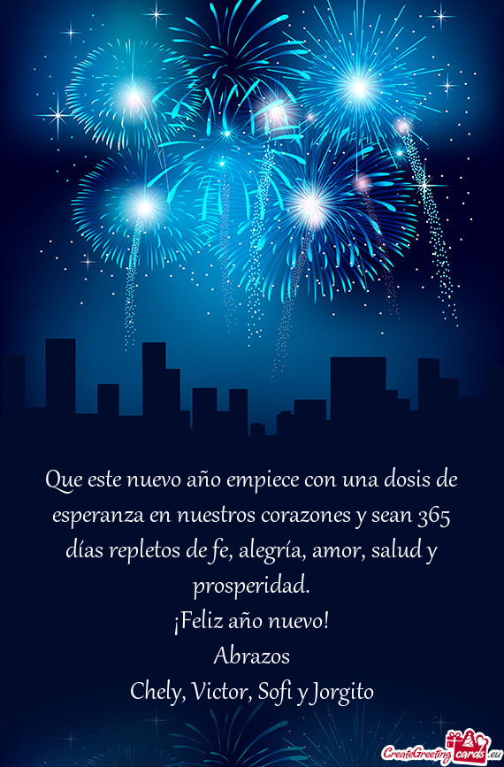 ?Feliz año nuevo