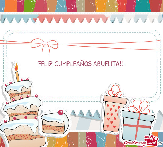 FELIZ CUMPLEAÑOS ABUELITA