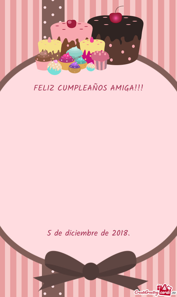 FELIZ CUMPLEAÑOS AMIGA