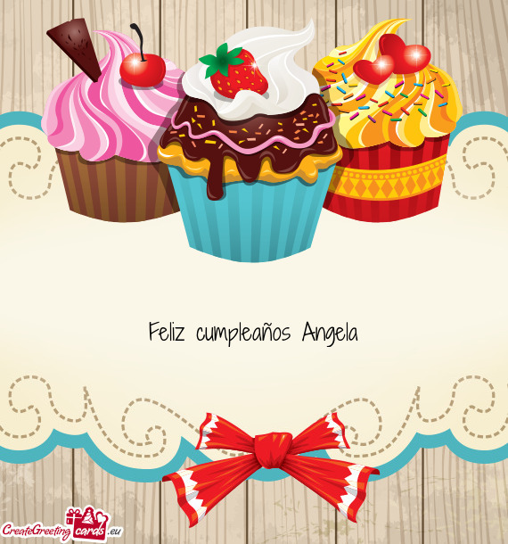 Feliz cumpleaños Angela