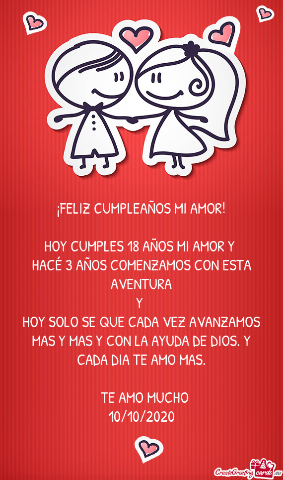 ¡FELIZ CUMPLEAÑOS MI AMOR