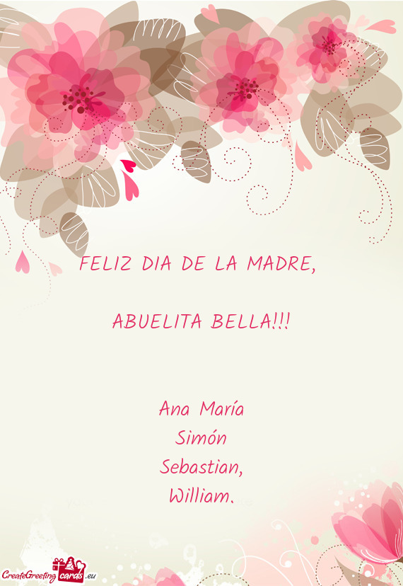 FELIZ DIA DE LA MADRE