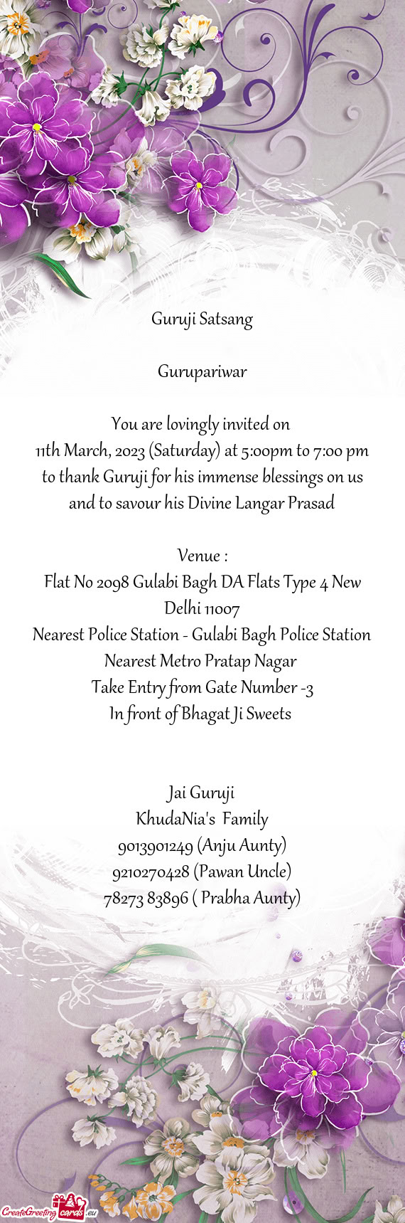 Flat No 2098 Gulabi Bagh DA Flats Type 4 New Delhi 11007