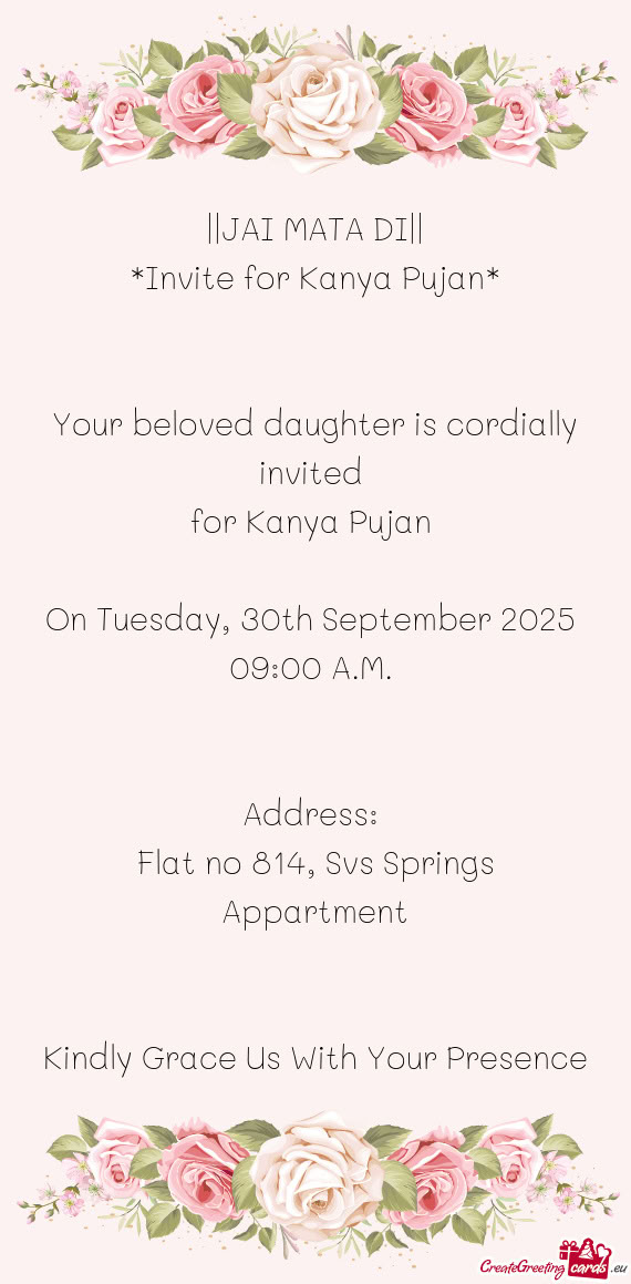 Flat no 814, Svs Springs Appartment