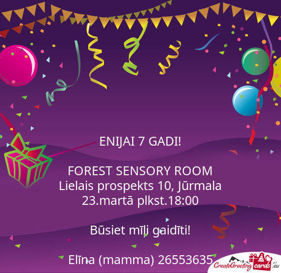 FOREST SENSORY ROOM