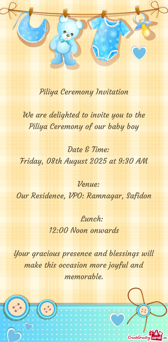 Friday, 08th August 2025 at 9:30 AM