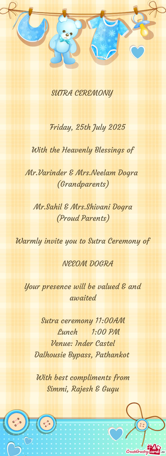 Friday, 25th July 2025