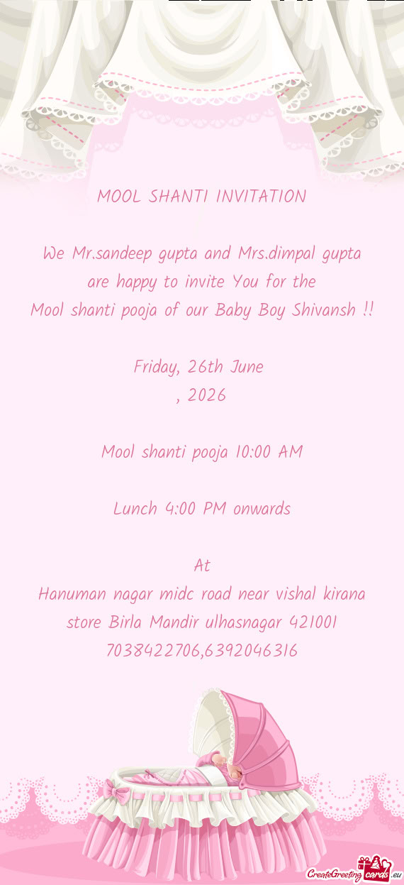 Friday, 26th June