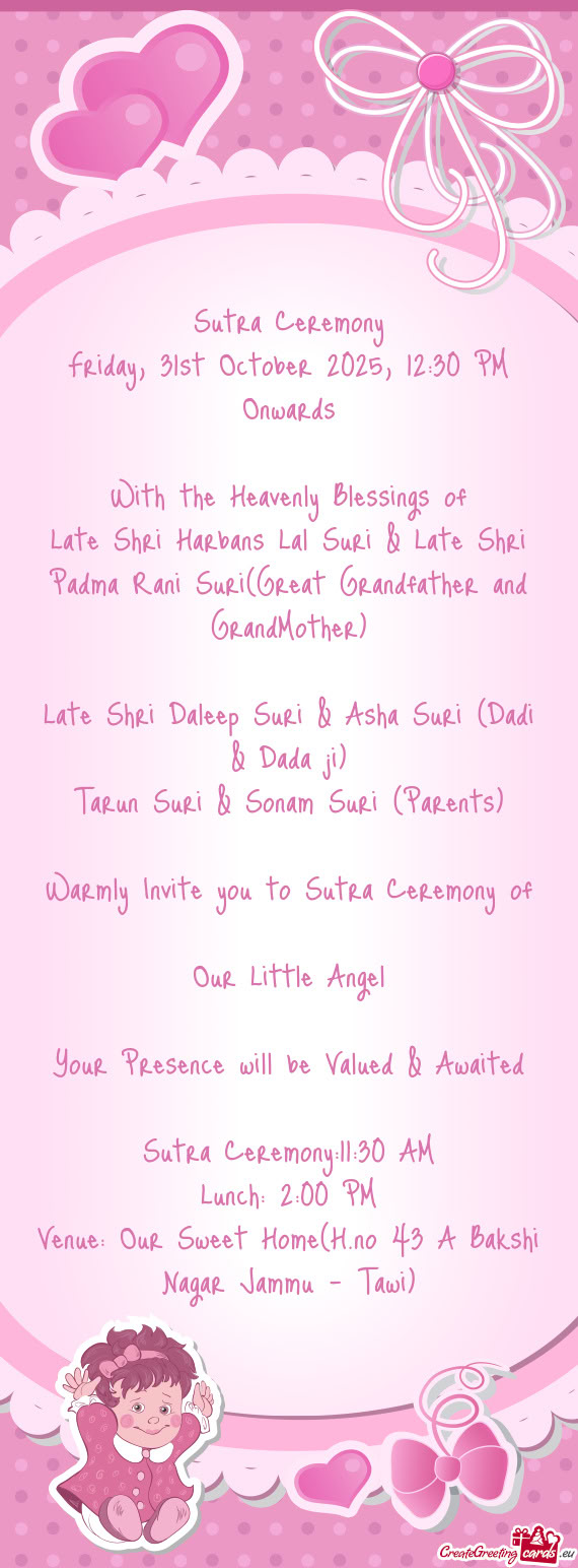 Friday, 31st October 2025, 12:30 PM Onwards