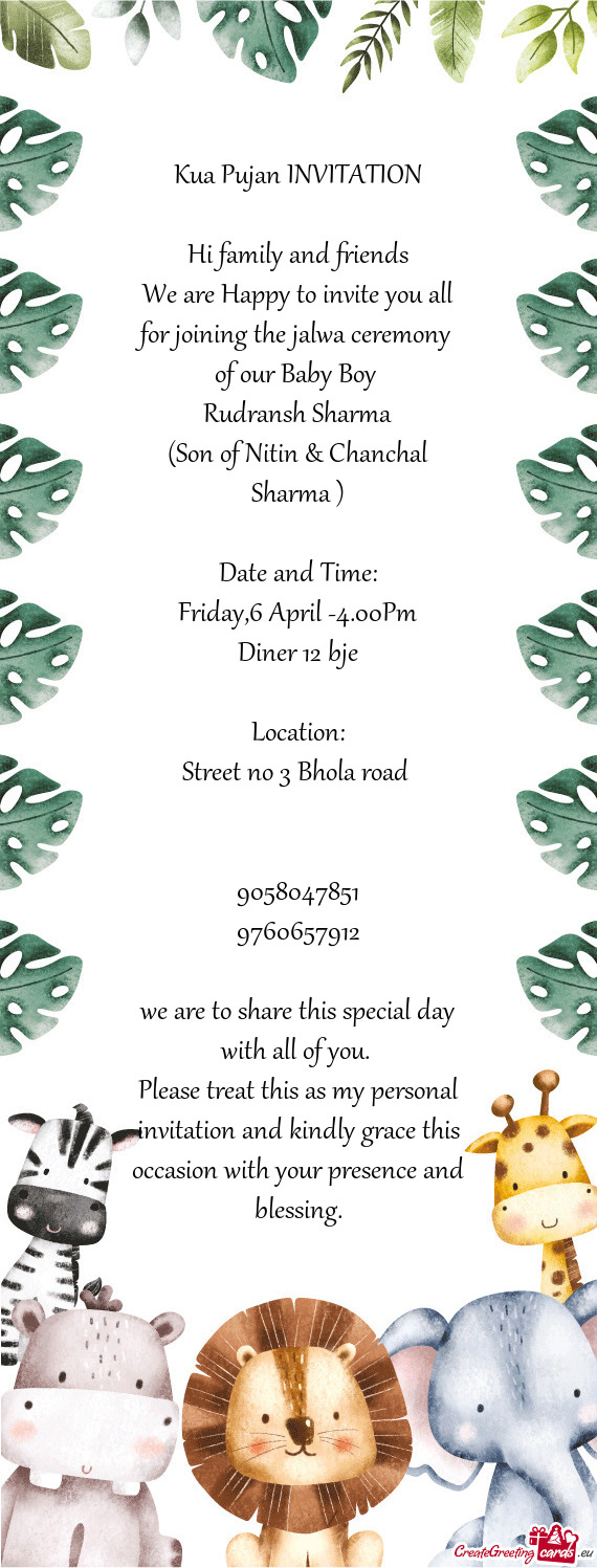 Friday,6 April -4.00Pm