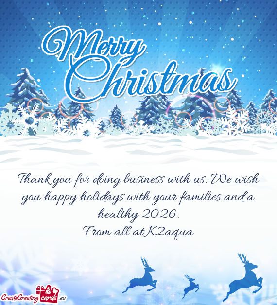 From all at K2aqua
