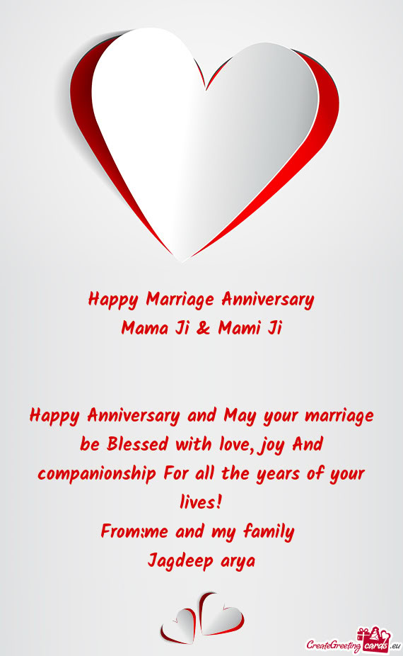 From:me and my family