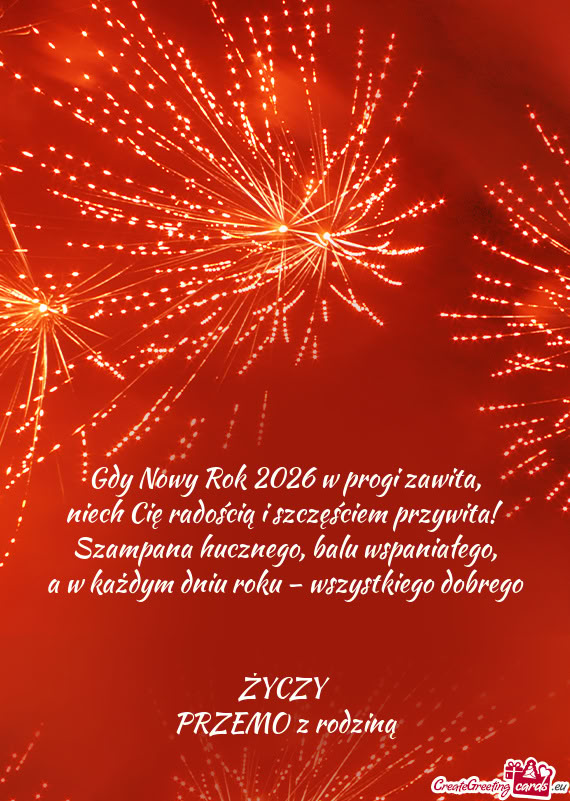 Gdy Nowy Rok 2026 w progi zawita