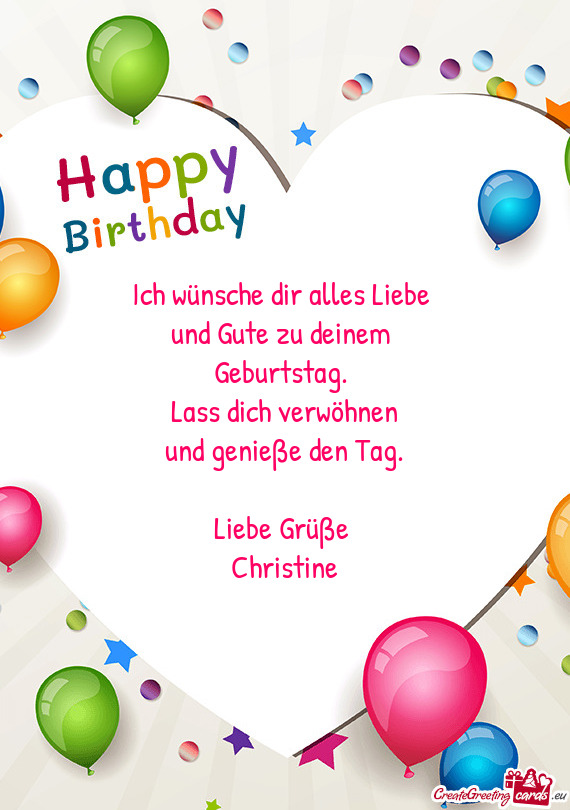 Geburtstag