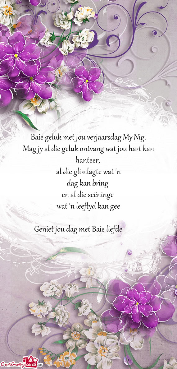 Geniet jou dag met Baie liefde🎊🥳🎉🤗❤️