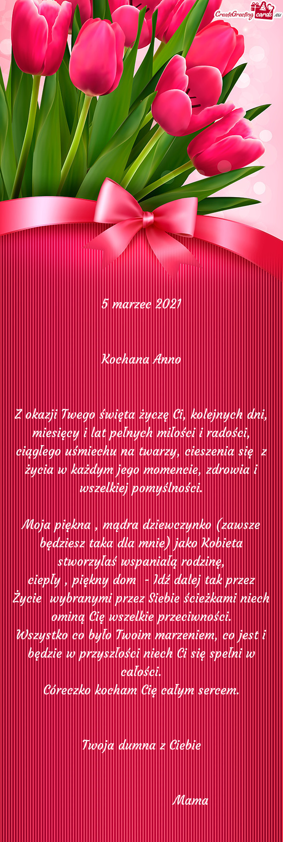 ?głego uśmiechu na twarzy, cieszenia się z życia w każdym jego momencie, zdrowia i wszelkiej