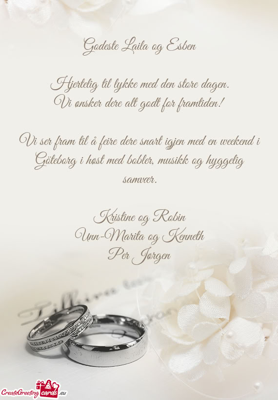 Godeste Laila og Esben