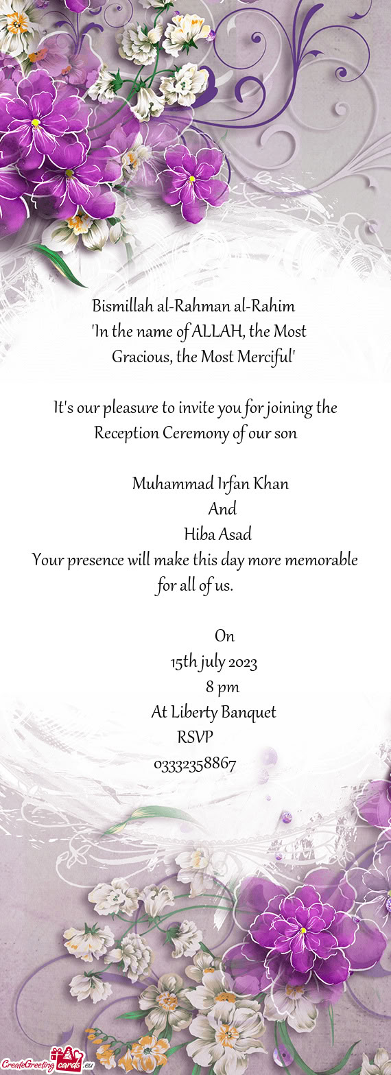 Gracious, the Most Merciful