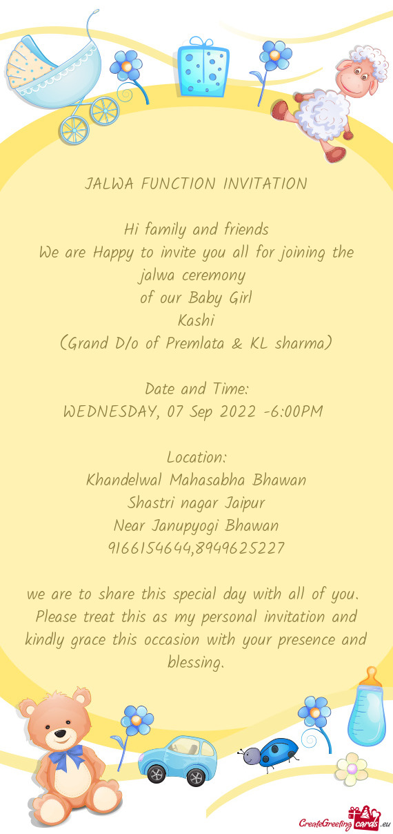 (Grand D/o of Premlata & KL sharma)