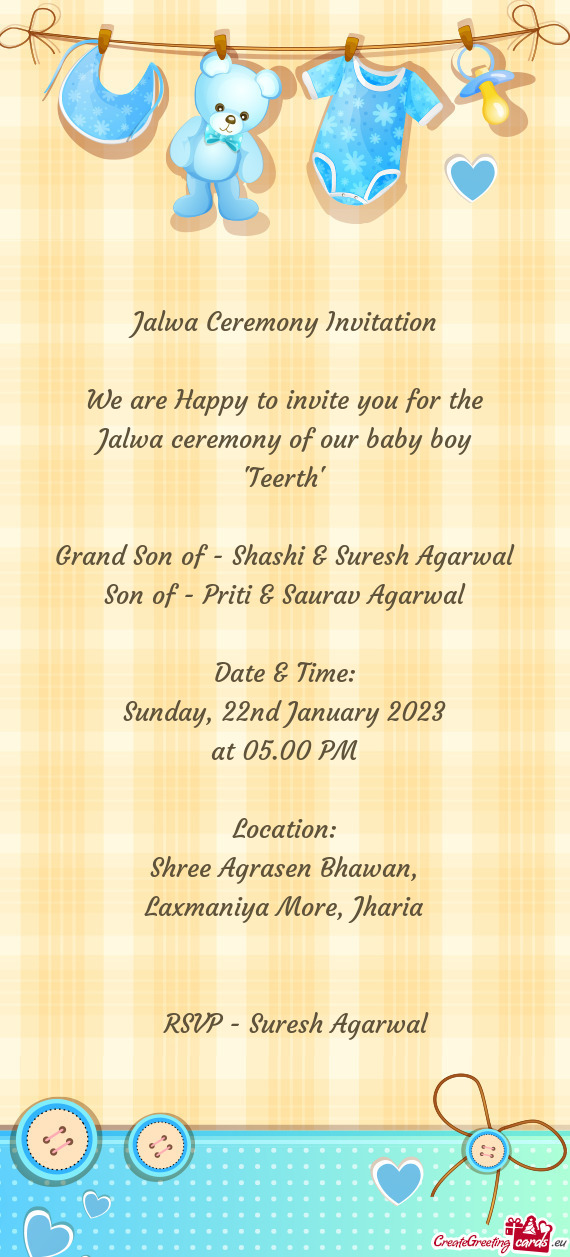 Grand Son of - Shashi & Suresh Agarwal