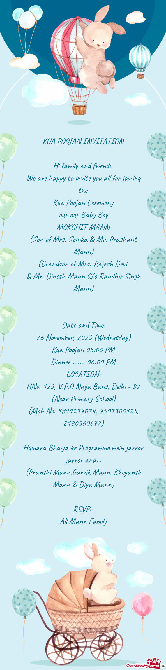 (Grandson of Mrs. Rajesh Devi