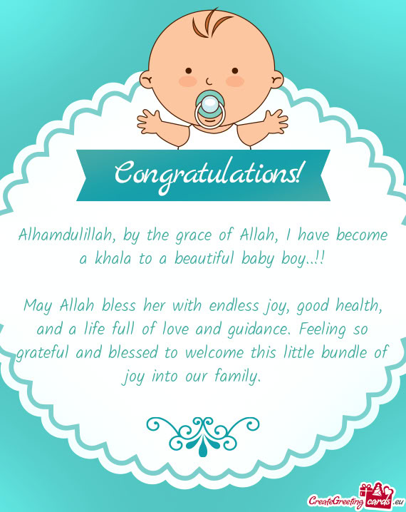 Grateful and blessed to welcome this little bundle of joy into our family. 💕