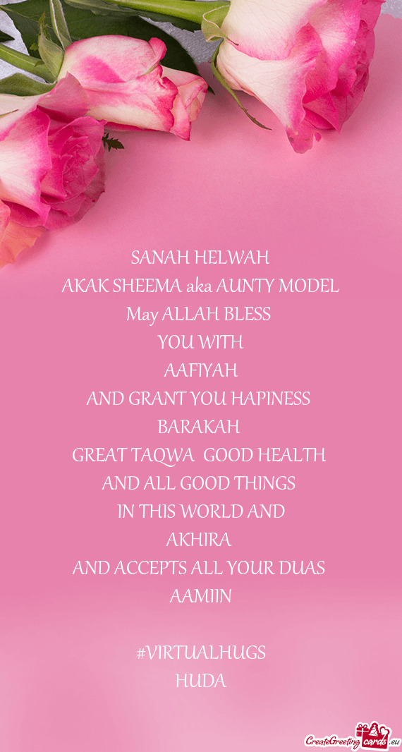 GREAT TAQWA GOOD HEALTH