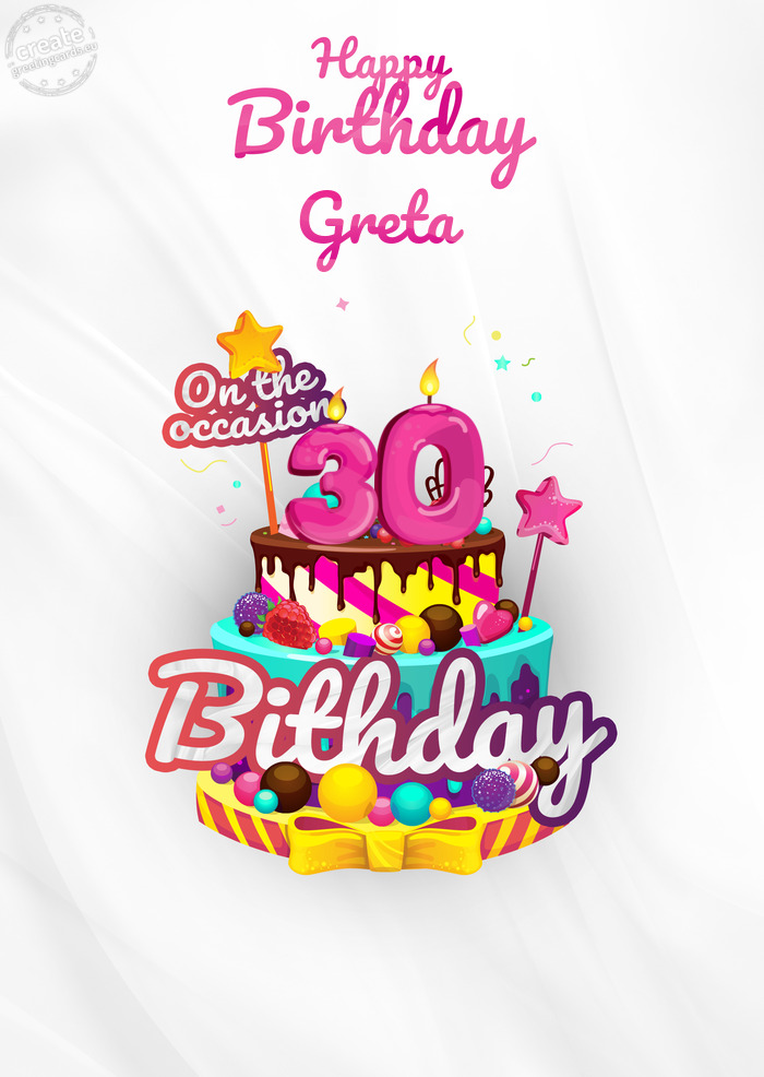 Greta 💐🥳 30