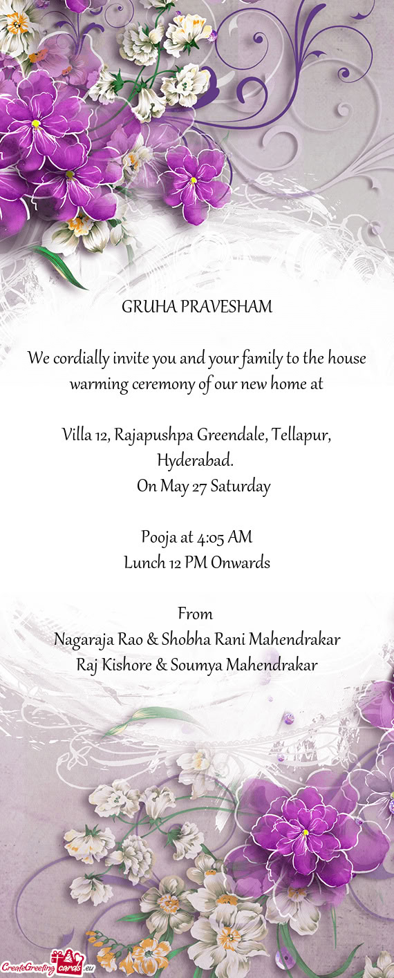 GRUHA PRAVESHAM