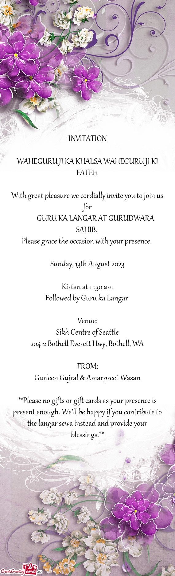 GURU KA LANGAR AT GURUDWARA SAHIB