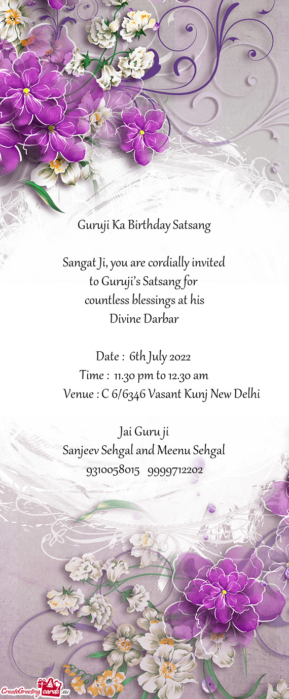 Guruji Ka Birthday Satsang