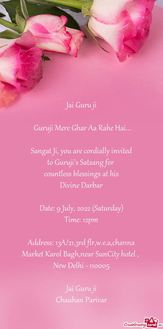 Guruji Mere Ghar Aa Rahe Hai