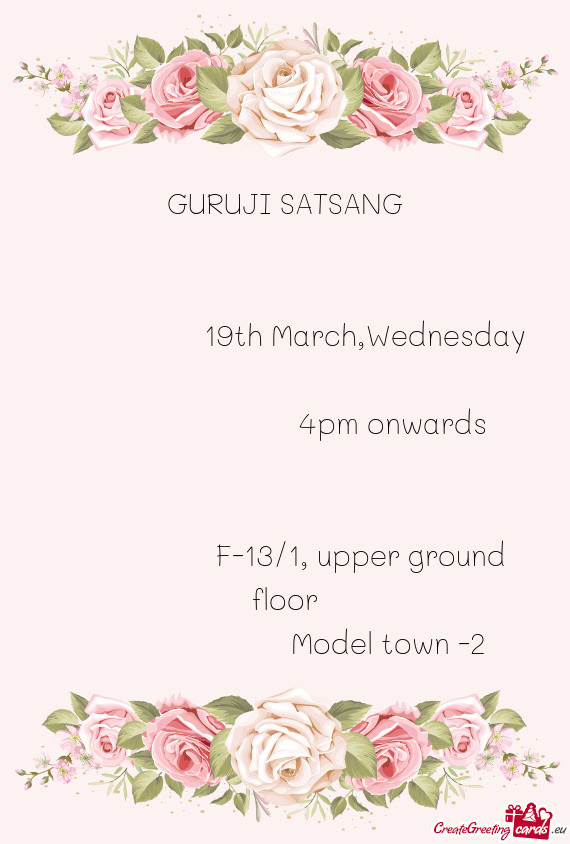 🙏 GURUJI SATSANG 🙏