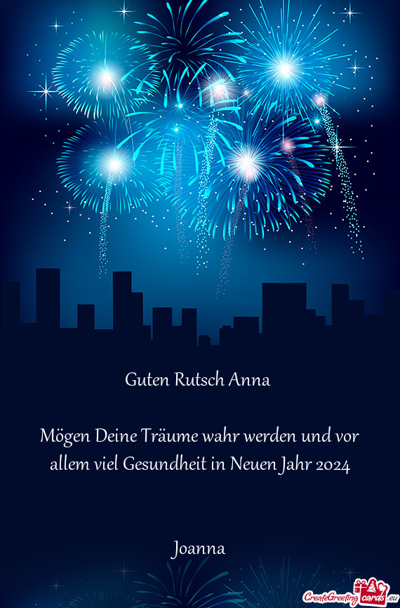 Guten Rutsch Anna