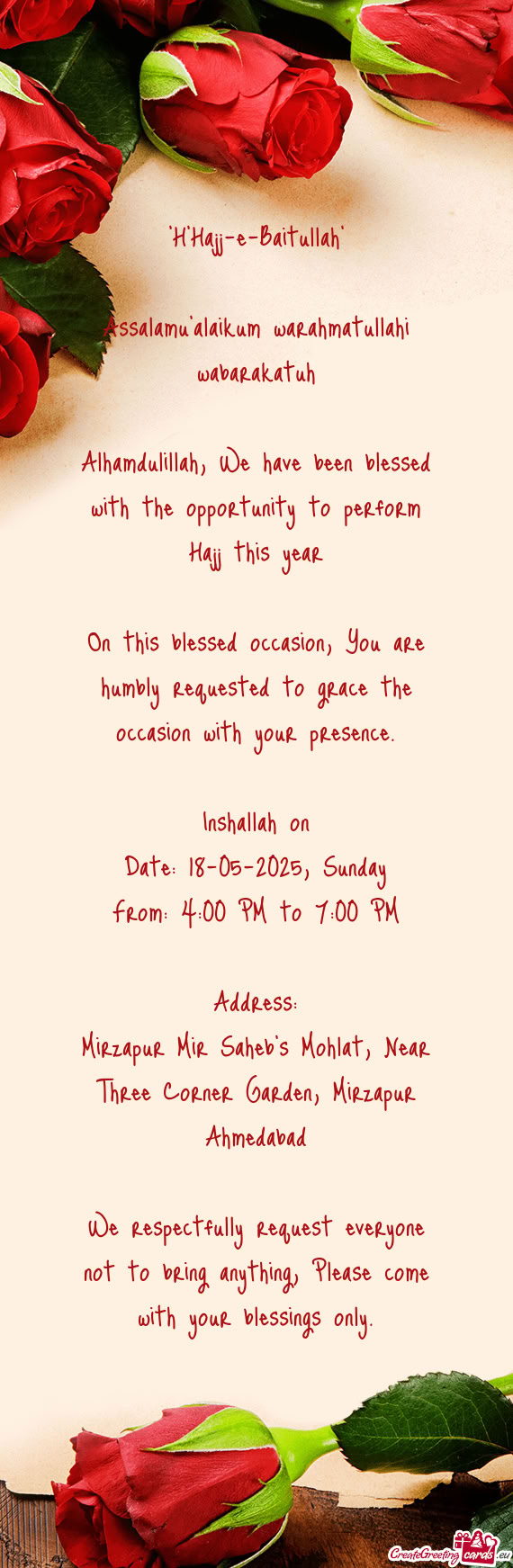 "H"Hajj-e-Baitullah"