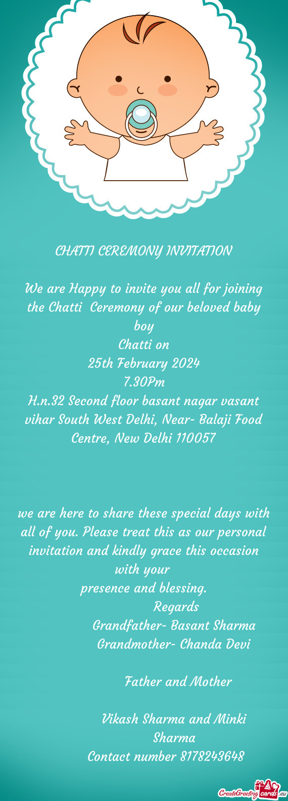 H.n.32 Second floor basant nagar vasant vihar South West Delhi, Near- Balaji Food Centre, New Delhi