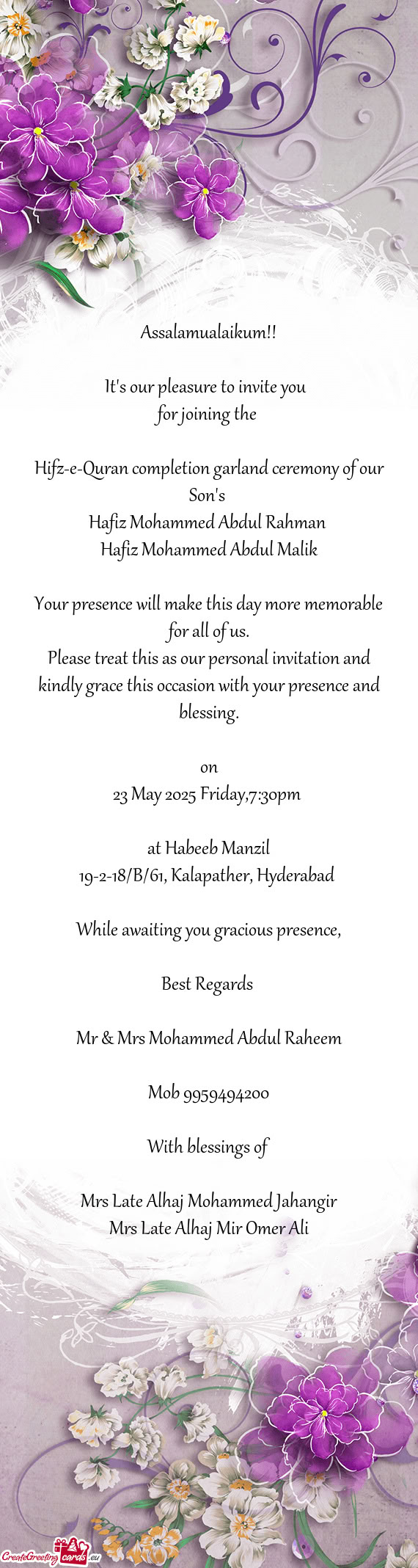 Hafiz Mohammed Abdul Malik