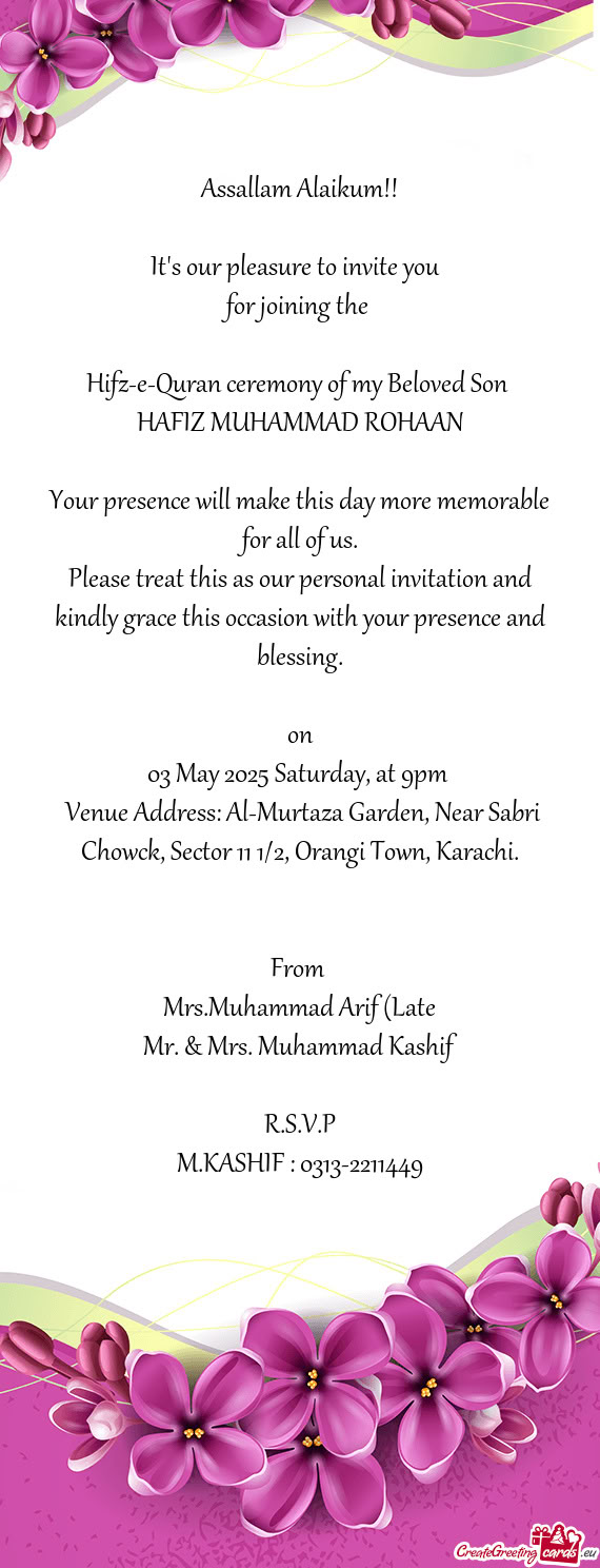 HAFIZ MUHAMMAD ROHAAN