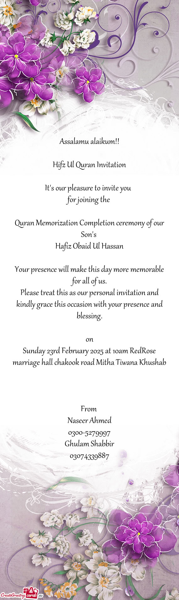 Hafiz Obaid Ul Hassan