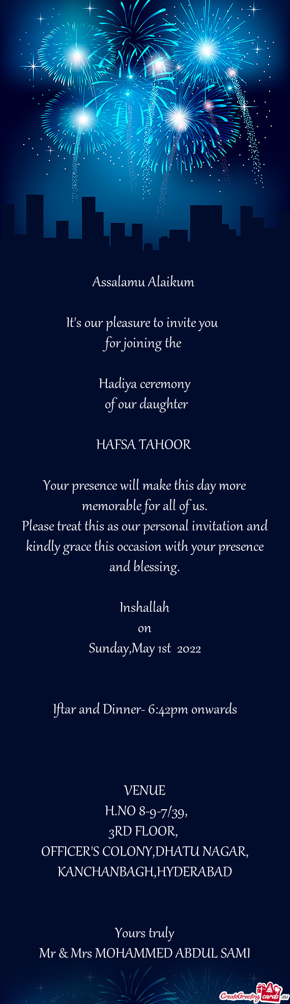 HAFSA TAHOOR