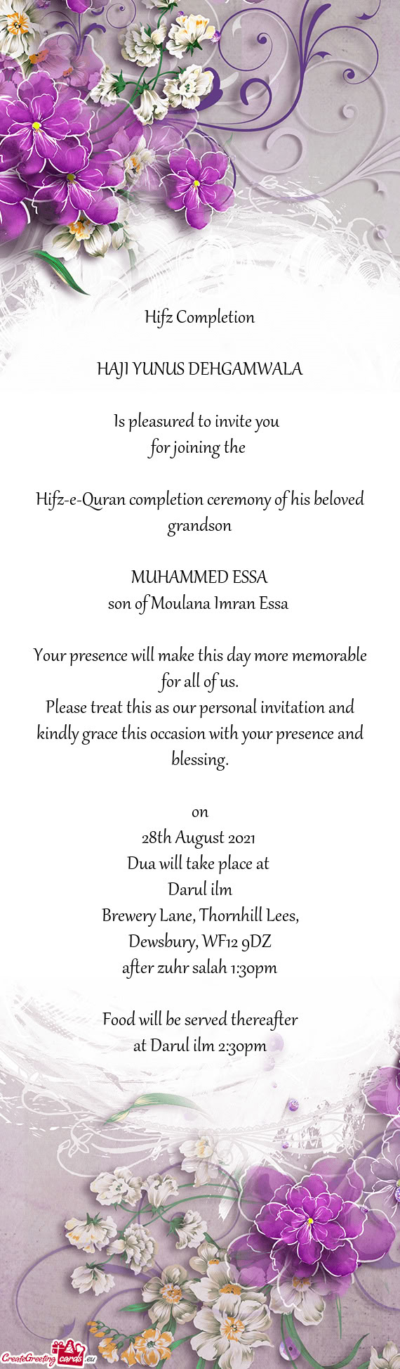 HAJI YUNUS DEHGAMWALA