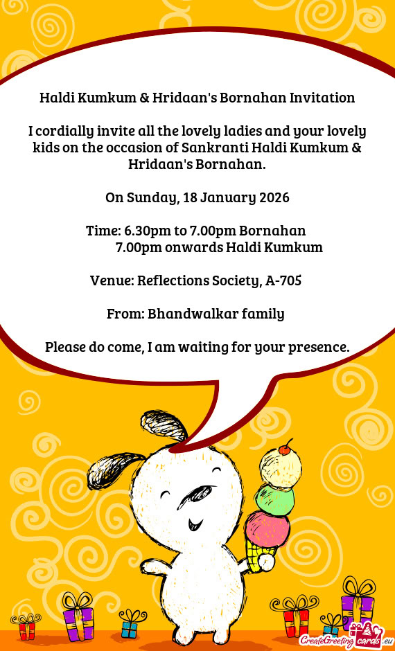 Haldi Kumkum & Hridaan