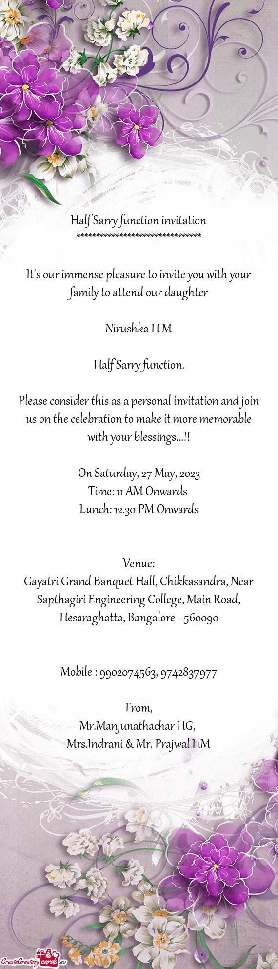 Half Sarry function