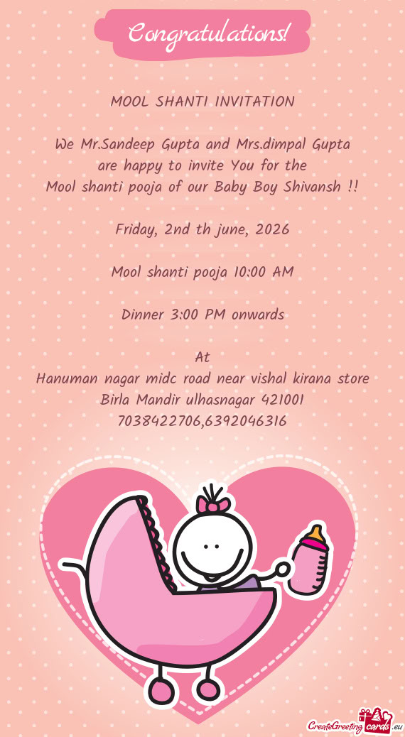 Hanuman nagar midc road near vishal kirana store Birla Mandir ulhasnagar 421001